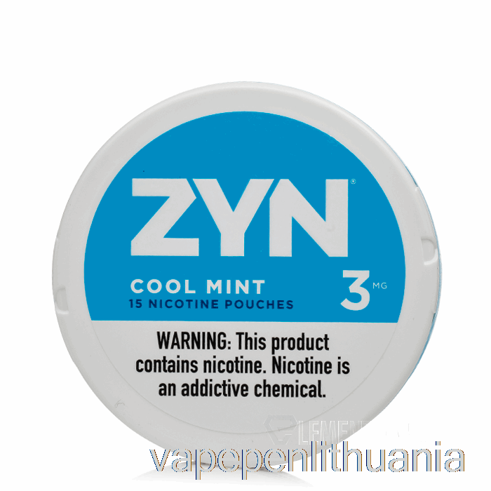 Zyn Nikotino Maišeliai – Vėsus Mėtų 3mg Vape Skystis